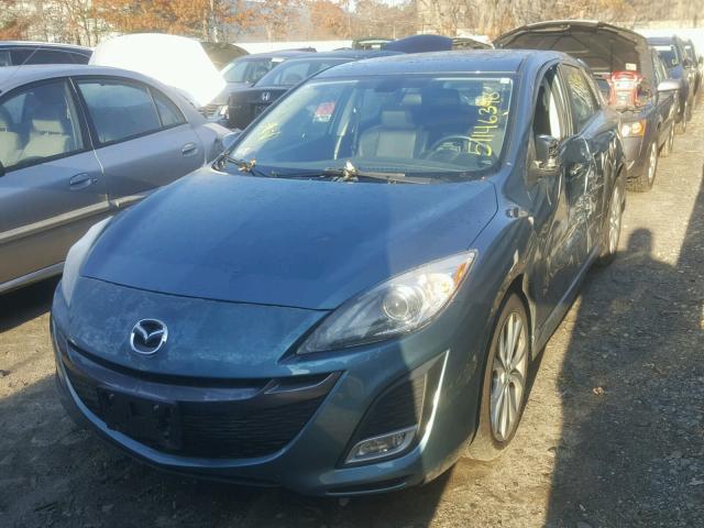 JM1BL1M6XB1459277 - 2011 MAZDA 3 S BLUE photo 2