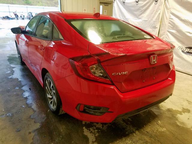 2HGFC2F78HH503382 - 2017 HONDA CIVIC EX RED photo 3