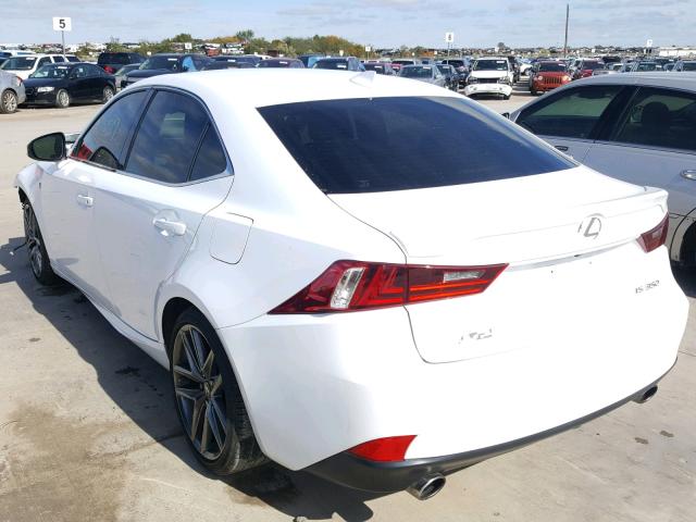 JTHBE1D27F5015794 - 2015 LEXUS IS 350 WHITE photo 3