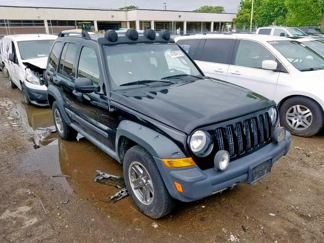 1J4GL38K35W713485 - 2005 JEEP LIBERTY RE BLACK photo 1