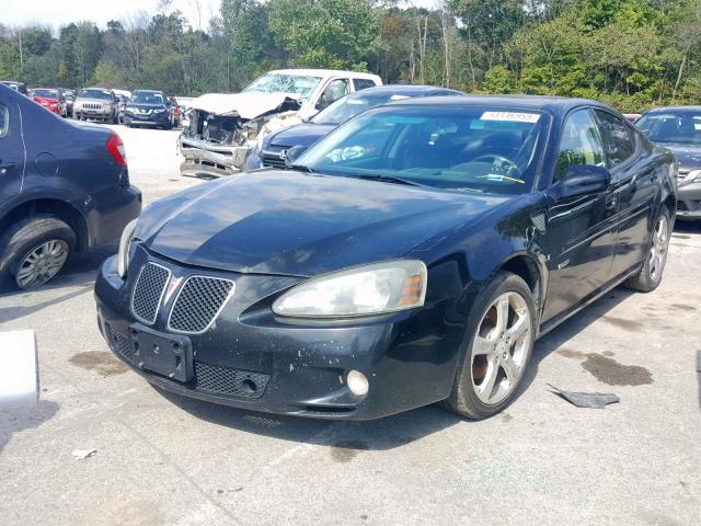 2G2WC58C861286033 - 2006 PONTIAC GRAND PRIX BLACK photo 2