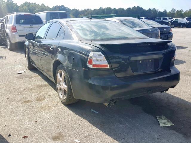 2G2WC58C861286033 - 2006 PONTIAC GRAND PRIX BLACK photo 3