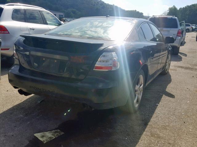2G2WC58C861286033 - 2006 PONTIAC GRAND PRIX BLACK photo 4