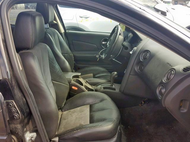 2G2WC58C861286033 - 2006 PONTIAC GRAND PRIX BLACK photo 5