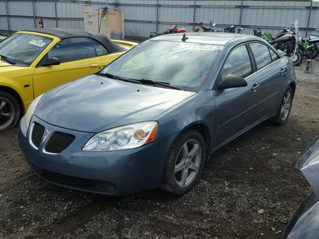 1G2ZH57N194162602 - 2009 PONTIAC G6 GT GREEN photo 2