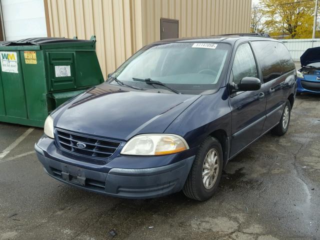 2FMZA514XXBA83752 - 1999 FORD WINDSTAR L BLUE photo 2