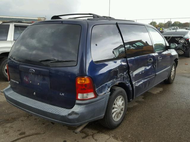 2FMZA514XXBA83752 - 1999 FORD WINDSTAR L BLUE photo 4