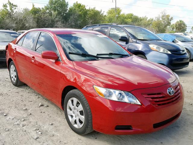 4T1BE46K47U083862 - 2007 TOYOTA CAMRY NEW RED photo 1