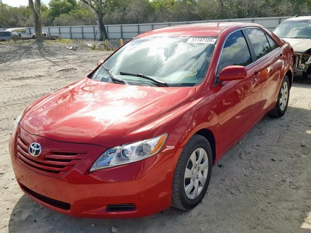 4T1BE46K47U083862 - 2007 TOYOTA CAMRY NEW RED photo 2