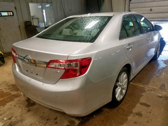 4T4BF1FK9CR258196 - 2012 TOYOTA CAMRY BASE SILVER photo 4