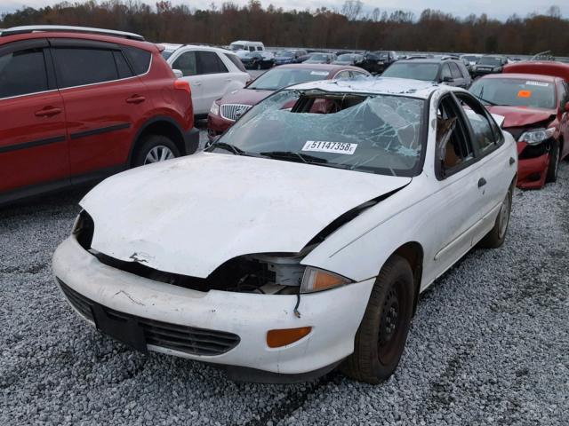 1G1JF5240W7147251 - 1998 CHEVROLET CAVALIER L WHITE photo 2