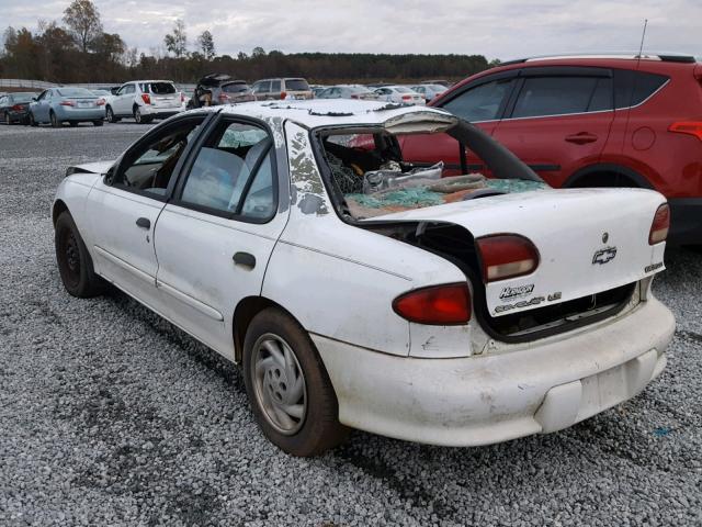 1G1JF5240W7147251 - 1998 CHEVROLET CAVALIER L WHITE photo 3