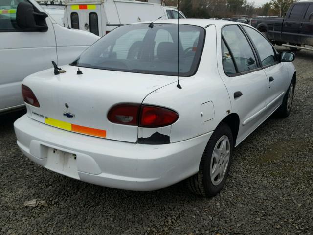 1G1JF524XY7458642 - 2000 CHEVROLET CAVALIER L WHITE photo 4