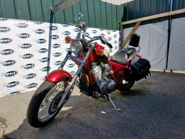 JH2PC2112NM300199 - 1992 HONDA VT600 C RED photo 2