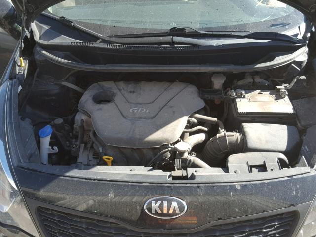 KNADM4A39F6429162 - 2015 KIA RIO LX BLACK photo 7