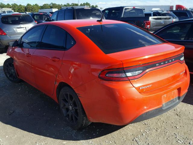 1C3CDFFA5GD802166 - 2016 DODGE DART SXT S RED photo 3