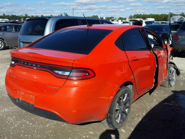 1C3CDFFA5GD802166 - 2016 DODGE DART SXT S RED photo 4