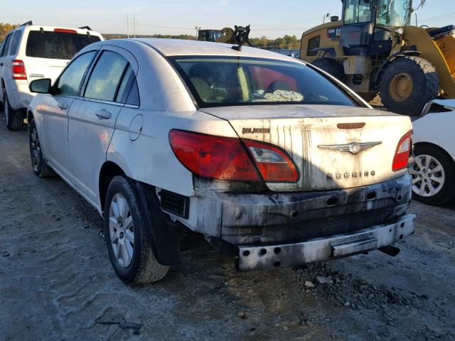 1C3CC4FB6AN212429 - 2010 CHRYSLER SEBRING TO WHITE photo 3