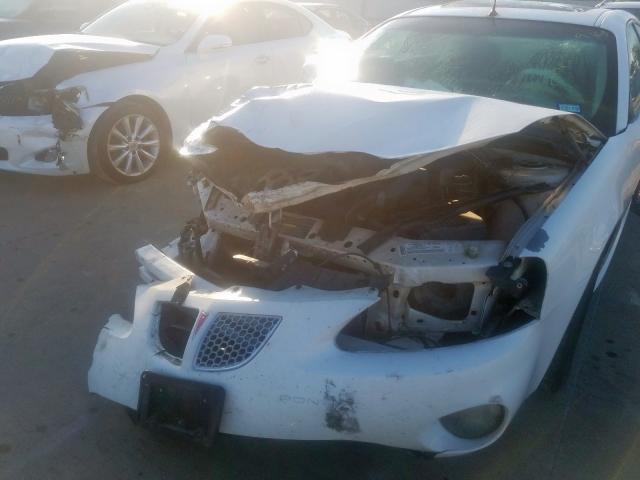 2G2WS522X51135325 - 2005 PONTIAC GRAND PRIX WHITE photo 9