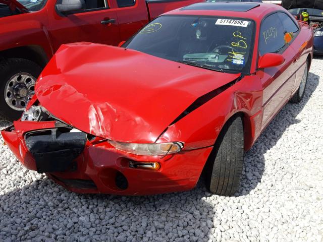 4C3AU52N8YE027916 - 2000 CHRYSLER SEBRING LX RED photo 2