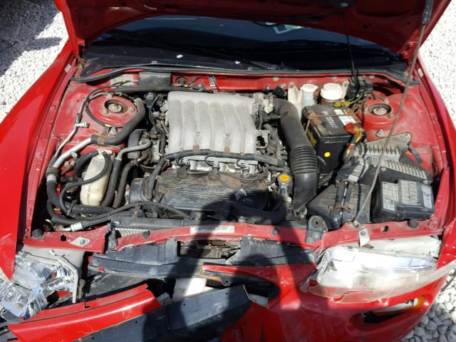 4C3AU52N8YE027916 - 2000 CHRYSLER SEBRING LX RED photo 7