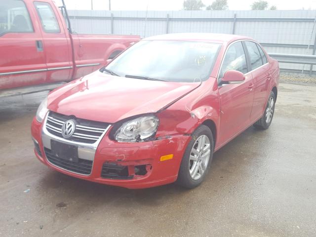 3VWDF71K37M079628 - 2007 VOLKSWAGEN JETTA 2.5 RED photo 2