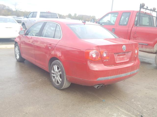 3VWDF71K37M079628 - 2007 VOLKSWAGEN JETTA 2.5 RED photo 3