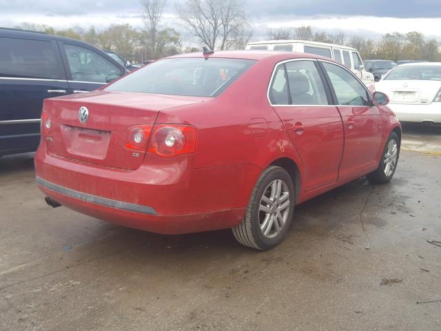 3VWDF71K37M079628 - 2007 VOLKSWAGEN JETTA 2.5 RED photo 4