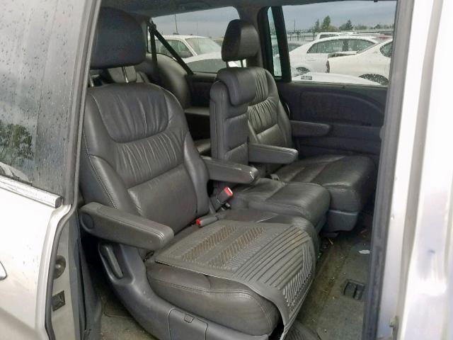 5FNRL38637B453050 - 2007 HONDA ODYSSEY EX SILVER photo 6