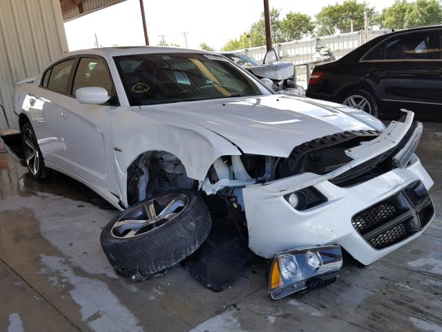 2C3CDXCT3EH358314 - 2014 DODGE CHARGER R/ WHITE photo 1