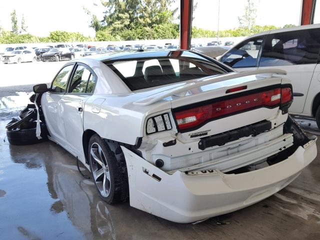 2C3CDXCT3EH358314 - 2014 DODGE CHARGER R/ WHITE photo 3