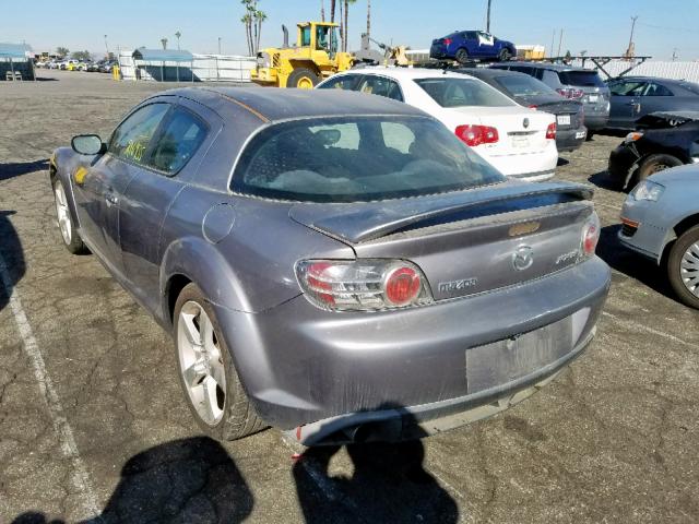 JM1FE17N740136070 - 2004 MAZDA RX8 GRAY photo 3