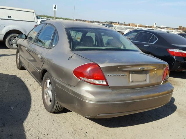 1FAFP55U94G138296 - 2004 FORD TAURUS SES BROWN photo 3