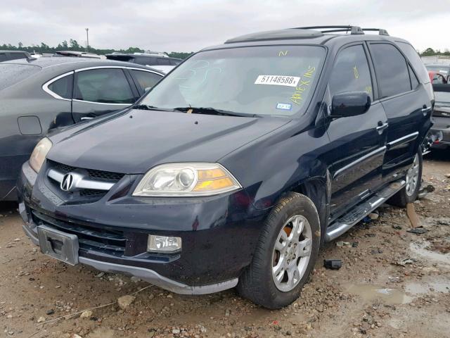 2HNYD18914H528867 - 2004 ACURA MDX TOURIN BLACK photo 2