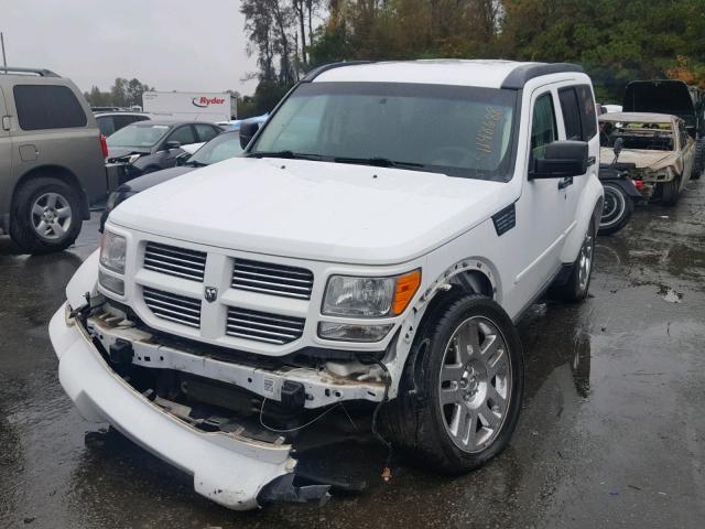 1D4PT4GK5BW604151 - 2011 DODGE NITRO HEAT WHITE photo 2