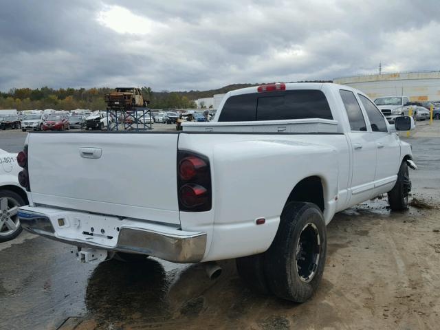 3D7ML48A77G821430 - 2007 DODGE RAM 3500 S WHITE photo 4