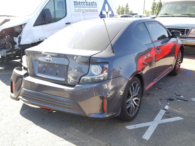 JTKJF5C74FJ003682 - 2015 TOYOTA SCION TC 石墨色 照片 4