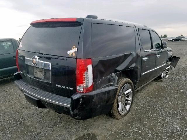 1GYS4KEFXER153682 - 2014 CADILLAC ESCALADE E BLACK photo 4