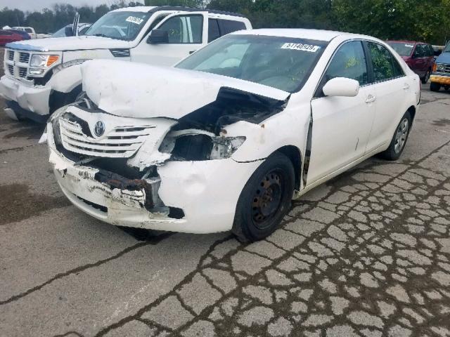 4T4BE46K99R089259 - 2009 TOYOTA CAMRY BASE WHITE photo 2