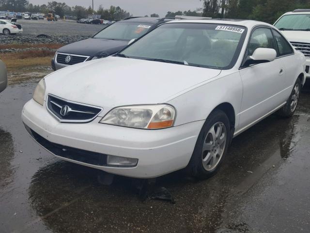 19UYA42411A005986 - 2001 ACURA 3.2CL WHITE photo 2