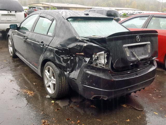 19UUA66296A053665 - 2006 ACURA 3.2TL BLACK photo 3