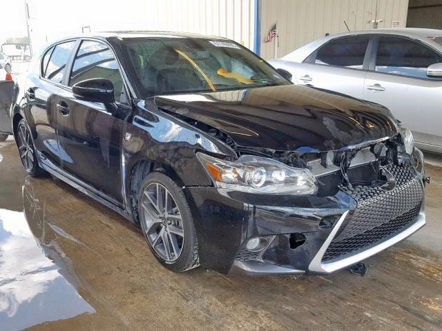 JTHKD5BH0F2235233 - 2015 LEXUS CT 200 BLACK photo 1