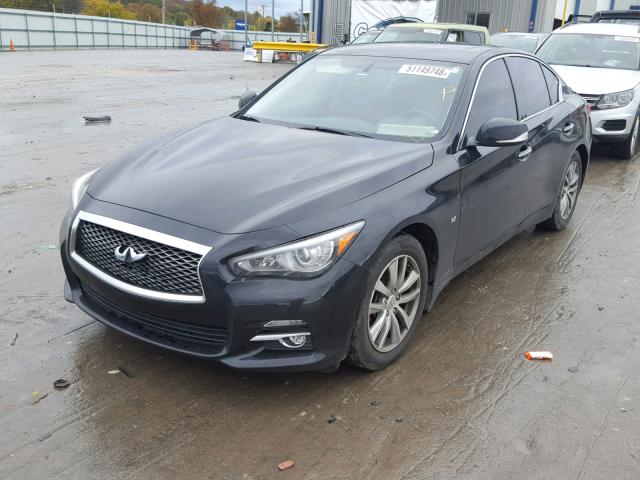 JN1BV7AR4EM686157 - 2014 INFINITI Q50 BASE BLACK photo 2