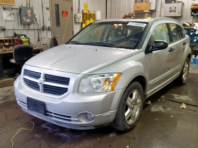 1B3HB48B67D599274 - 2007 DODGE CALIBER SX SILVER photo 2