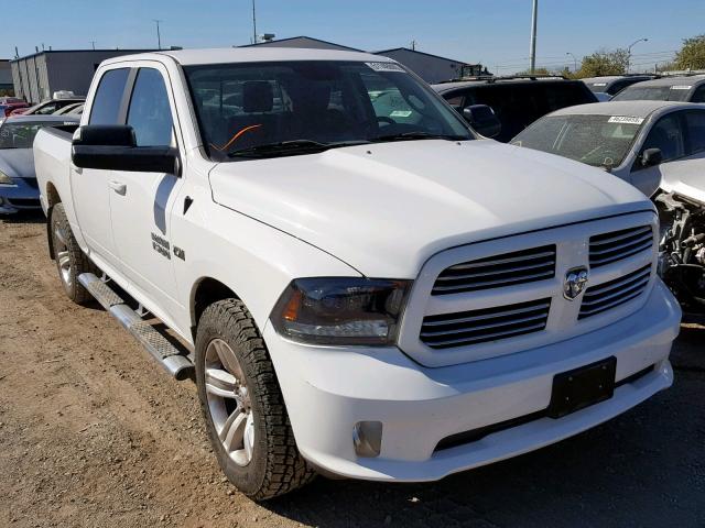 1C6RR7MT5FS606327 - 2015 RAM 1500 SPORT WHITE photo 1