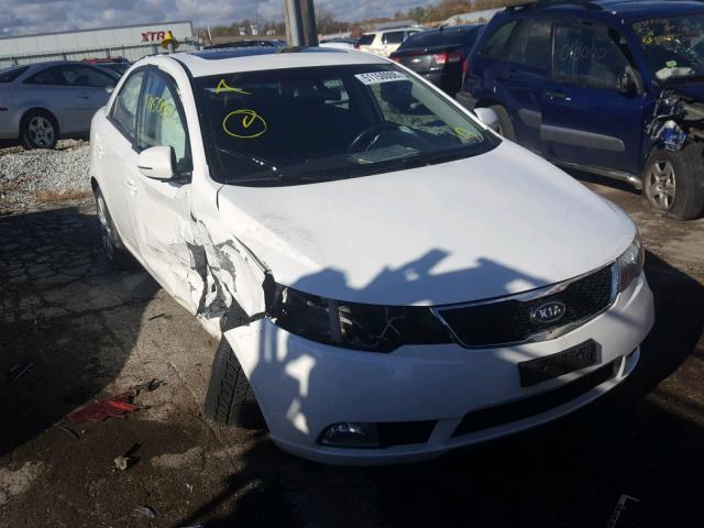 KNAFW4A39C5562184 - 2012 KIA FORTE SX WHITE photo 1