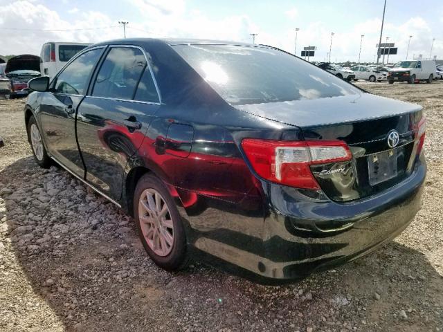 4T4BF1FK2ER346655 - 2014 TOYOTA CAMRY L BLACK photo 3