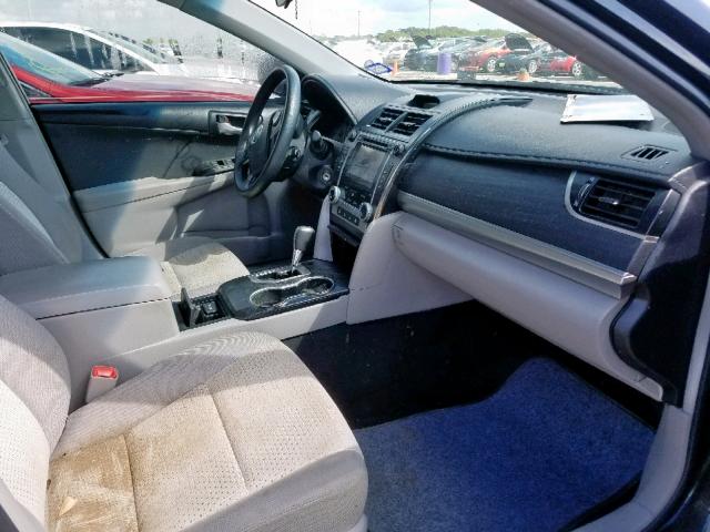 4T4BF1FK2ER346655 - 2014 TOYOTA CAMRY L BLACK photo 5