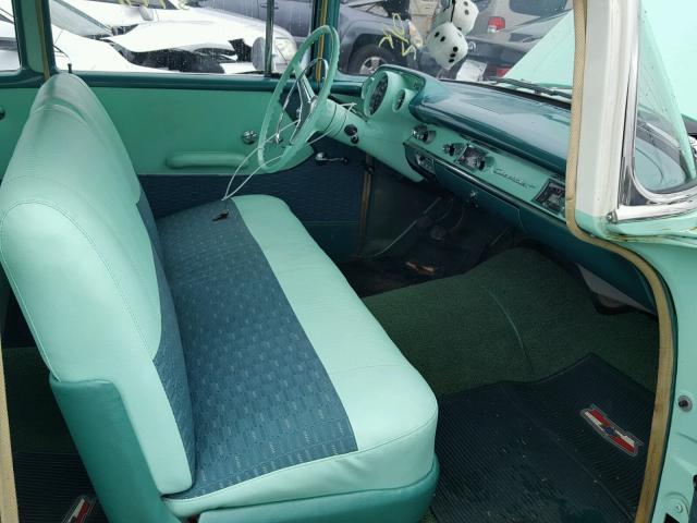 B57F264386 - 1957 CHEVROLET BEL AIR GREEN photo 5