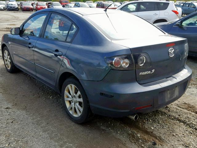 JM1BK324X81175737 - 2008 MAZDA 3 S BLUE photo 3